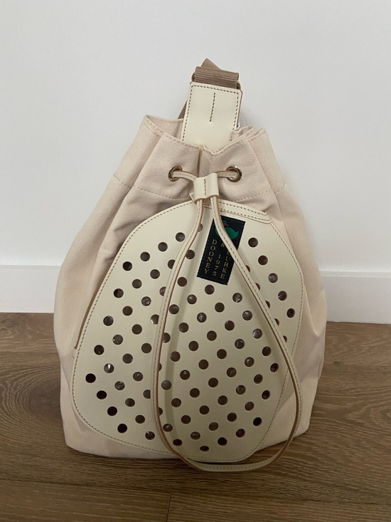 Dooney and Bourkey Canvas and Leather Pickelball Sling - Picture 6 of 7